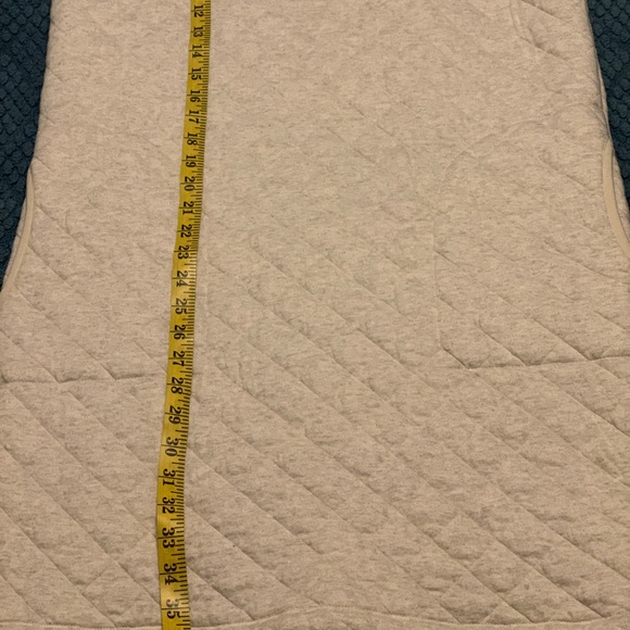 Orvis Quilted Tunic/Dress size M Oatmeal Heather cute warm and cozy fall dress. - Picture 6 of 6